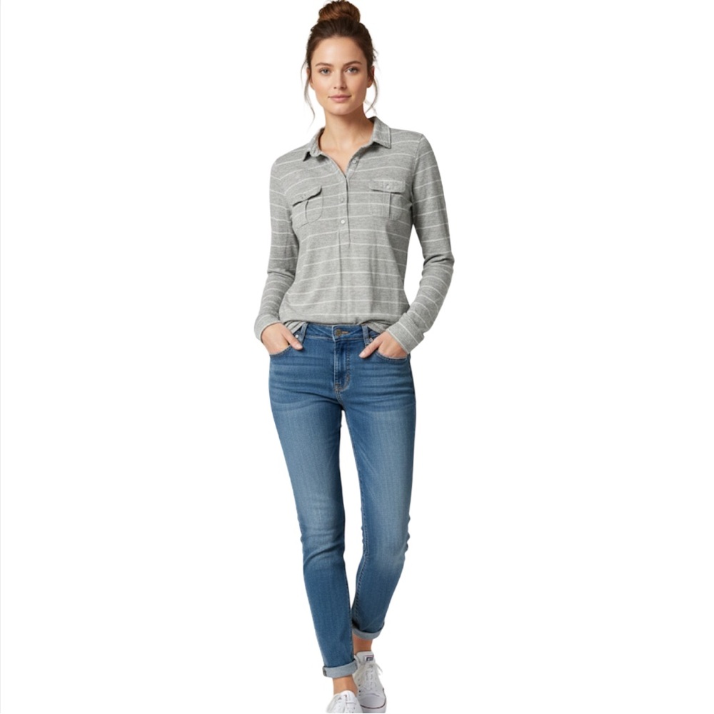Vineyard Vines Women's Striped Knit Shirt Women’s Size Small